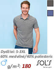 GRAND 259 100% merserizuotos medvilnės polo marškinėliai 