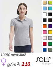 BRANDY WOMEN - 01707 taškuoti polo marškinėliai moterims